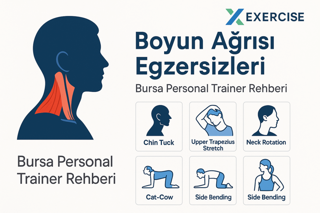 Boyun ağrısı egzersizleri rehberi - Bursa personal trainer ile postür düzeltme ve ağrı azaltma